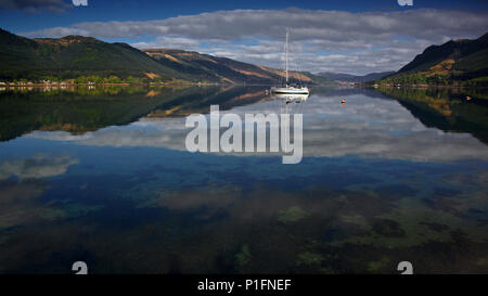 Europa, Schottland, Vereinigtes Königreich, England, Landschaft, Loch Duich,, Europa, Schottland, Grossbritannien, Landschaft Stockfoto