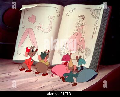 Original Film Titel: Cinderella. Englischer Titel: Cinderella. Film Regie: CLYDE GERONIMI, WILFRED JACKSON, HAMILTON LUSKE. Jahr: 1950. Credit: WALT DISNEY PRODUCTIONS/Album Stockfoto