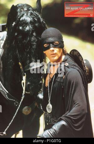 Original Film Titel: DIE MASKE DES ZORRO. Englischer Titel: DIE MASKE DES ZORRO. Regisseur: MARTIN CAMPBELL. Jahr: 1998. Stars: Antonio Banderas. Credit: AMBLIN ENTERTAINMENT/Album Stockfoto