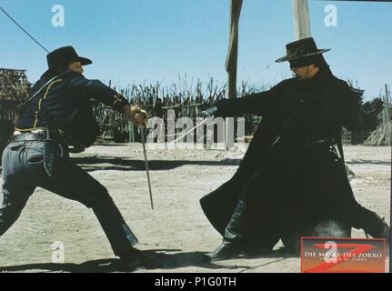 Original Film Titel: DIE MASKE DES ZORRO. Englischer Titel: DIE MASKE DES ZORRO. Regisseur: MARTIN CAMPBELL. Jahr: 1998. Stars: Antonio Banderas. Credit: AMBLIN ENTERTAINMENT/Album Stockfoto