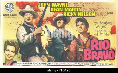 Original Film Titel: RIO BRAVO. Englischer Titel: RIO BRAVO. Regisseur: Howard Hawks. Jahr: 1959. Quelle: WARNER BROTHERS/Album Stockfoto