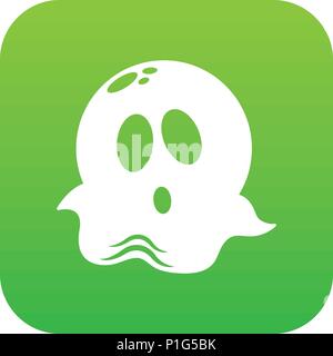 Ghost Symbol, einfachen schwarzen Stil Stock Vektor