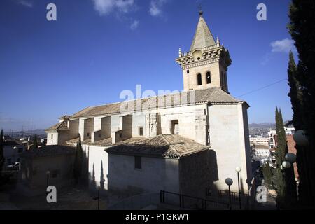 Spanien - El Altiplano (Kreis) - MURCIA. Yecla; Iglesia del Salvador (o Antigua). Stockfoto