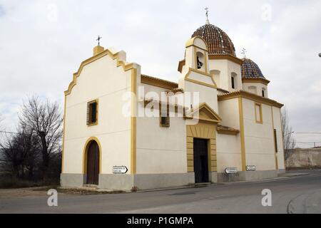 Spanien - El Altiplano (Kreis) - MURCIA. Jumilla; Iglesia - Ermita de San Agustín. Stockfoto