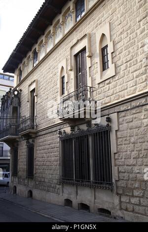 Spanien - El Altiplano (Kreis) - MURCIA. Jumilla; 'Casa Modernista 'o'-Pepita'; arquitectura Modernista. Stockfoto