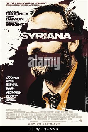 Original Film Titel: SYRIANA. Englischer Titel: SYRIANA. Regisseur: Stephen Gaghan. Jahr: 2005. Quelle: WARNER BROS. /Album Stockfoto