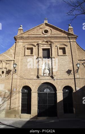 Spanien - Las Bardenas y Tudela (Kreis) - NAVARRA. Corella; Convento de Nª Sra. De Araceli. Stockfoto