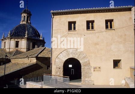 Llíria, Iglesia de la Sang (s. XII), Museo de la Música, El Camp de Turia. Stockfoto