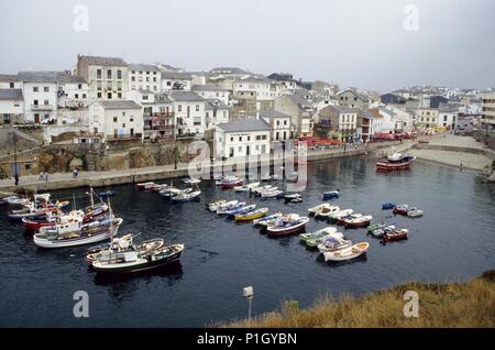 Tapia de Casariego. Stockfoto