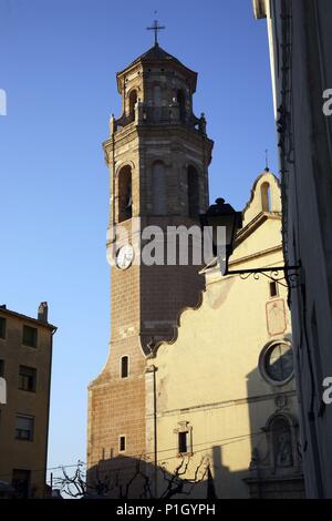 Spanien - Katalonien - Priorat (Bezirk) - TARRAGONA. Falset; Iglesia de Santa María. Stockfoto