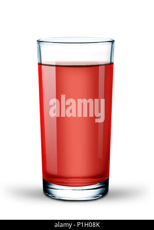 Farbenfrohe Cocktails im Glas Becher mit Eis Stockfoto