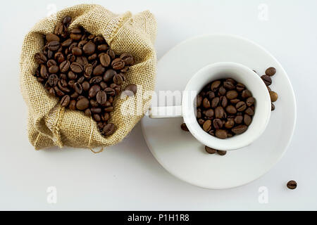Erste Qualität italienischen Kaffee Stockfoto