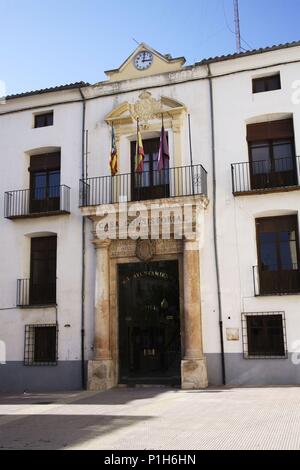 Spanien - Valencia autonome Region - La Plana de Utiel Requena (Kreis) - Valencia. Utiel; Ayuntamiento. Stockfoto