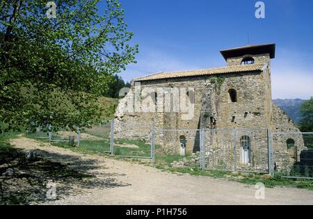 Guardiola de Berguedá, Monasterio de Sant Llorenç. Stockfoto