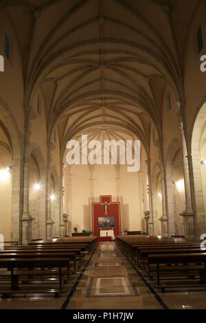 Spanien - Valencia autonome Region - Valle de Ayora (Kreis) - Valencia. Ayora; Iglesia Parroquial de Nª Sra. de la Asunción (Innen gótico). Stockfoto