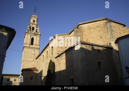 Spanien - Valencia autonome Region - La Costera (Kreis) - Valencia. Enguera; Iglesia de San Miguel. Stockfoto