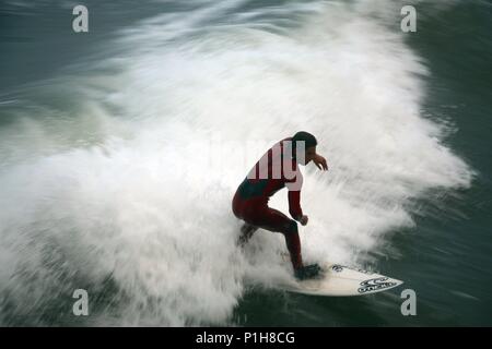 Spanien - Baskenland - urola Costa (Kreis) - guipuzcoa. Zarautz; urfista'. Stockfoto