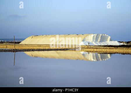 Spanien - Valencia autonome Region - Baix Vinalopó (Kreis) - Alicante. Santa Pola; Salinas/Parque Natural. Stockfoto