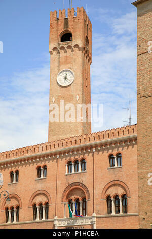 Torre Civica/Civic Tower, Treviso, Italien. Stockfoto