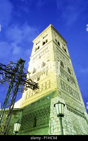 San Martín Turm ('mudéjar'-Architektur). Stockfoto