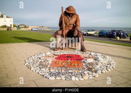 'Tommy' war Memorial in Seaham, County Durham Stockfoto