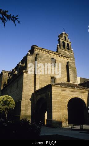 Spanien - LA RIOJA Rioja Alta (Bezirk). Santo Domingo de la Calzada; Convento de San Francisco (herreriano). Stockfoto