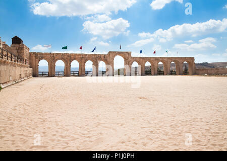 Hippodrom in Jerash, Jordanien Stockfoto