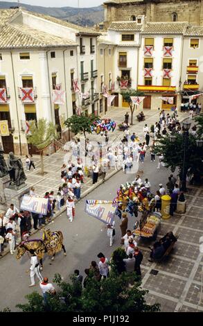 Caravaca de la Cruz, Caballos del Vino. Stockfoto