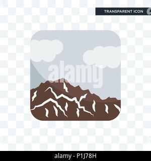 Sierra vektor Icon auf transparentem Hintergrund isoliert, Sierra logo Konzept Stock Vektor