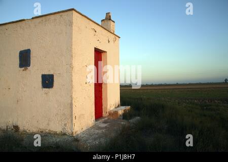 Spanien - Katalonien - Montsià (Kreis) - TARRAGONA. Delta del Ebro; (53). Stockfoto