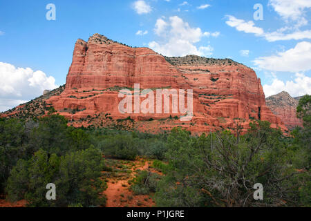 Sturm bilden über Red Rock Country Sedona, Arizona, USA 2. Stockfoto