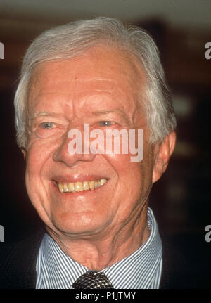 Der ehemalige US-Präsident Jimmy Carter über 1995 Stockfoto