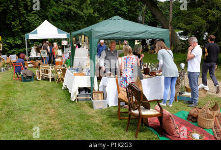 Bayfield Halle Antiquitätenmesse, North Norfolk, England Stockfoto