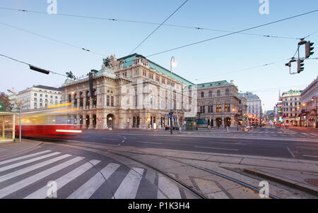 Wiener Staatsoper, Staatsope, Österreich Stockfoto