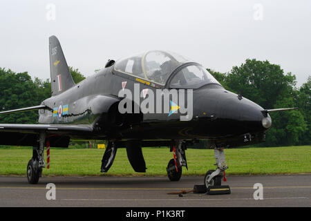 BAE Hawk T1 XX335 bei R A F Cosford Stockfoto