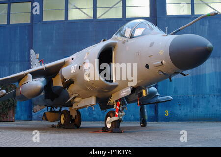 BAE Sea Harrier FA 2,ZH976, bei RAF Cosford, Stockfoto