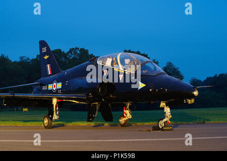 BAE Hawk T1 XX335 bei R A F Cosford Stockfoto