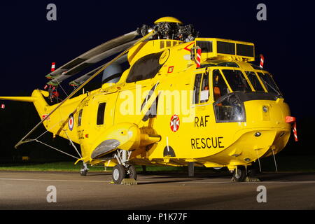 Westland Sea King XZ593, RAF Cosford, School of Technical Training, Stockfoto