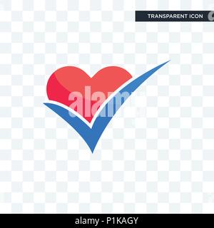 Gesündere Wahl Vektor Icon auf transparentem Hintergrund isoliert, gesündere Wahl logo Konzept Stock Vektor