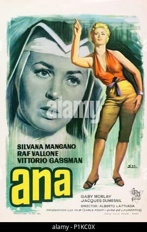 Original Film Titel: ANN. Englischer Titel: ANN. Regisseur: ALBERTO LATTUADA. Jahr: 1951. Credit: LUX FILM/Album Stockfoto