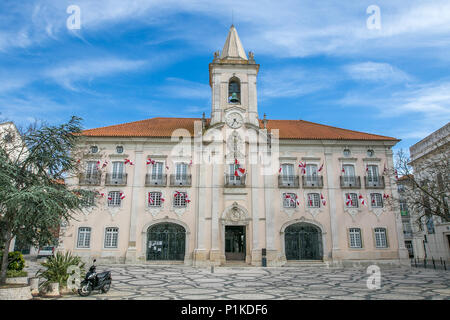 City Hall (Hall, kommunale Kammer) in Aveiro, Portugal. Stockfoto