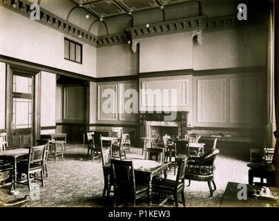 Nationalen Liberalen Club, Whitehall Place, Westminster, London, 1887. Artist: Bedford Lemere und Unternehmen. Stockfoto