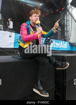 Glastonbury Festival 2017 - Samstag Bild Kaiser Chiefs 24/06/17. Stockfoto