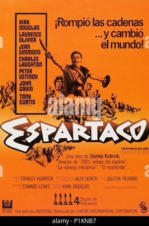 Original Film Titel: Spartacus. Englischer Titel: Spartacus. Regisseur: Stanley Kubrick. Jahr: 1960. Stars: SPARTAKUS. Credit: BRYNA/Universal/Album Stockfoto