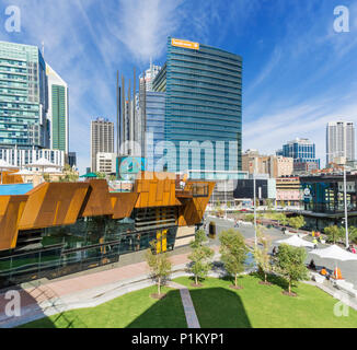 Die neue Yagan Square in der Innenstadt von Perth, Western Australia, Australien Stockfoto