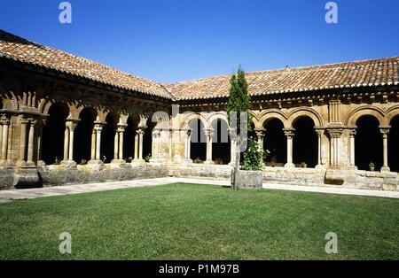 Concatedral de San Pedro Co-Kathedrale; romanischen Kreuzgang. Stockfoto