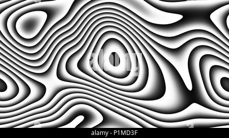 Abstrakte Kurven parametrische geschwungenen Linien und Formen 4 k nahtlose Hintergrund - Abbildung Stockfoto