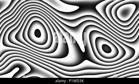 Abstrakte Kurven parametrische geschwungenen Linien und Formen 4 k nahtlose Hintergrund - Abbildung Stockfoto