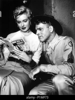 Original Film Titel: von hier zur Ewigkeit. Englischer Titel: von hier zur Ewigkeit. Regisseur: Fred Zinnemann. Jahr: 1953. Stars: Deborah Kerr; Burt Lancaster. Quelle: Columbia Pictures/Album Stockfoto
