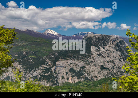 Gole del Raganello (raganello Schlucht), Massiv Pollino in Dist, in der Nähe von San Lorenzo Bellizzi, südlichen Apennin, Nationalpark Pollino, Kalabrien, Italien Stockfoto